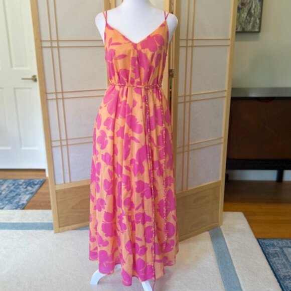 NWT - GAP Tie-Waist Maxi Dress - Size XS - Picture 1 of 7